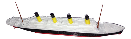 Titanic Juguete 50cm 2 Partes + 2 Iceberg (flota Vertical) Solido
