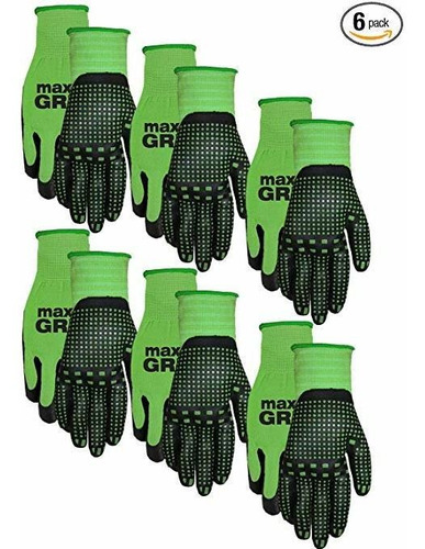 Guantes Del Medio Oeste Y Engranaje 93p06-sm-az-6 Max Grip, 