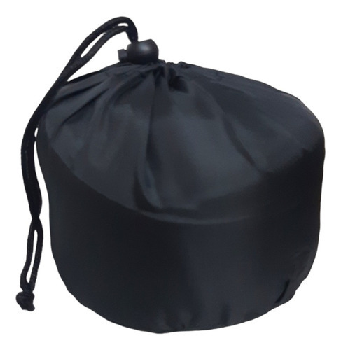 Kit De Relajación Cojín Cuello Viaje,antifaz,tapon,bolsa Color Negro