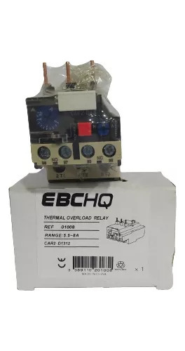 Relé Termico De 5.5-8amp Marca Ebchq Para Contactores