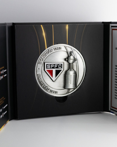 Medalhão Campeão Libertadores 1993 São Paulo Edição Especial