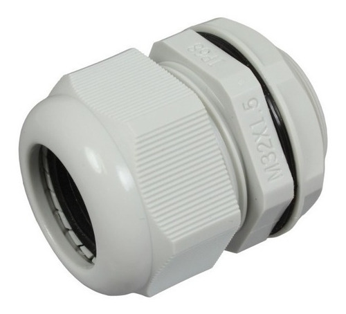 100x Prensa Cabo Pg21 Cinza Claro Ip68 (kit C/ 100pçs)