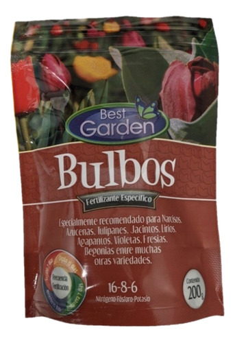 Fertilizante Bulbos 200gr Best Garden