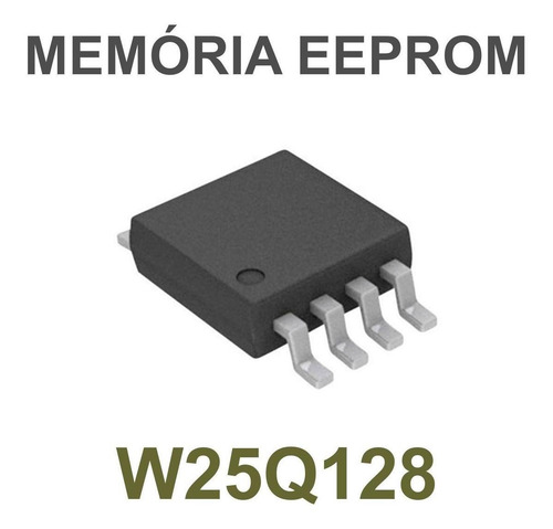 Peça - Memória Eeprom W25q128 25q128 Sop8 Smd 128m-bit