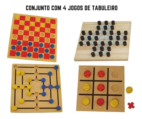 Jogo Damas/Trilha Pro c/ Estojo