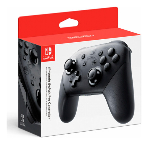 Control Joystick Inalámbrico Nintendo  Pro Controller Black