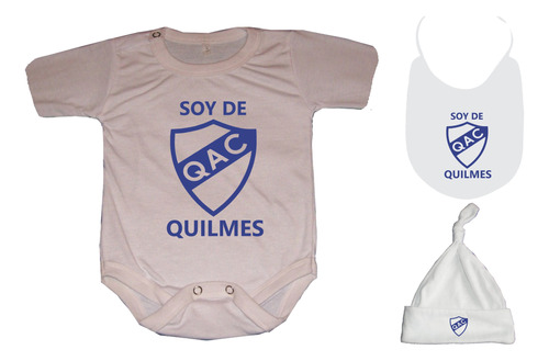 Ajuar Para Bebé Quilmes Futbol Set De Bebé Nacimiento