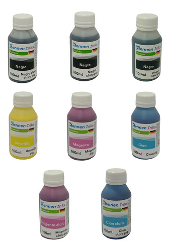 Tinta Kennen Inks Para Epson 7900 9890 9900 Combo 8x100ml