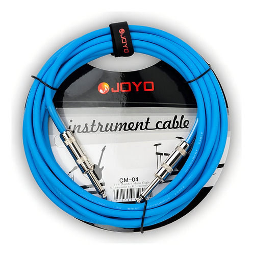 Joyo Cm-04 Cable Para Guitarra Bajo 4.5 Metros 15 Pies I - I Color Azul