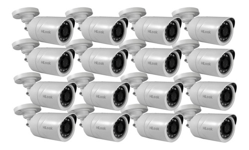 Kit Com 16 Câmeras Hilook Hikvision 1080p/2megas Lente 2,8mm