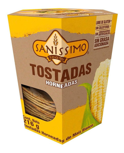 Tostada Sanissimo Clasica 216g