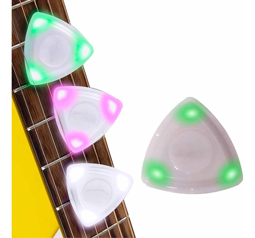 Púa Guitarra Iluminada, Púa Guitarra Iluminada Led, Púa