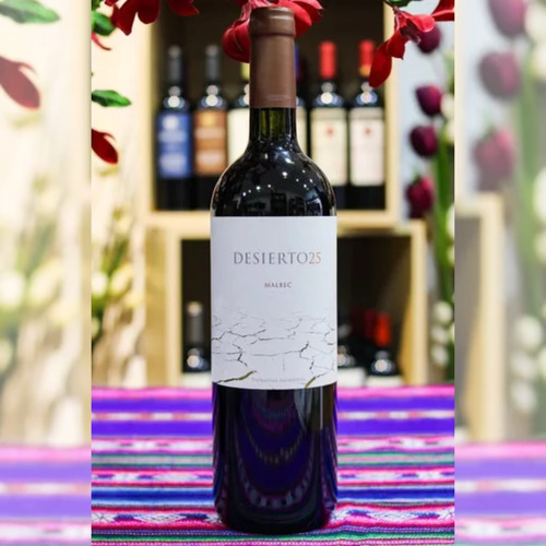 Vino Desierto 25 Malbec 1x750ml. Bodega Del Desierto