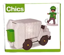 Comprar Chics Bombero Mezcladora Cemento O Residuos Con Muñeco Antex Basura