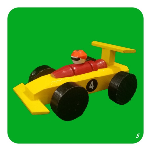 Imagen 7 de 8 de Set De 3 Carritos De Madera Varios Juguetes Típicos