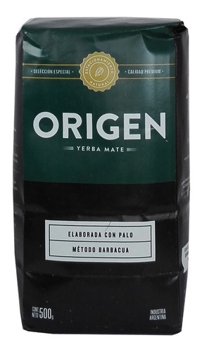 Yerba Origen 500 Gr. - Secado Barbacua