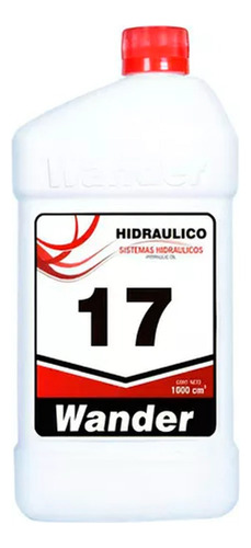 Aceite Lubricante Hidraulico 17 Mineral Wander X 1 Lt X12u