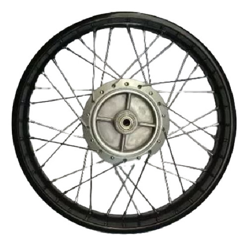 Roda Traseira Completa + Rolamentos Honda Cg 160 Titan Preto