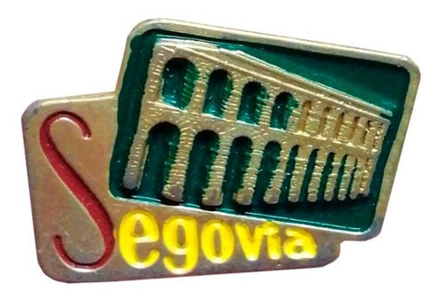 Pin Insignia Broche Solapa Segovia Acueducto España Metal