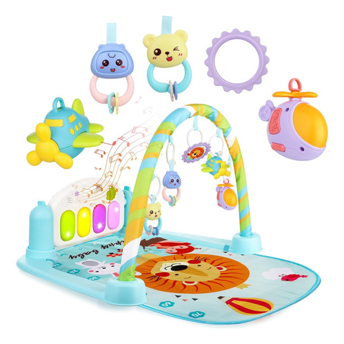 Boterlun Baby Kick Gym, Lay & Play 3 In 1 Fitness Music And