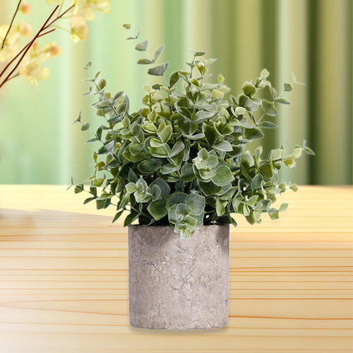 Vegetación De Plantas En Macetas Falsas Estilo C