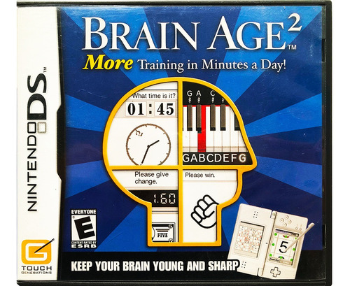 Brain Age 2 - Nintendo Ds 2ds & 3ds