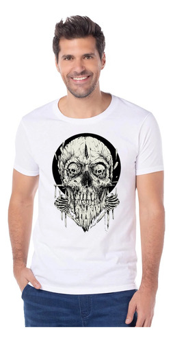 Playera Skull Craneo Calavera Diseño 297 Playeras Beloma