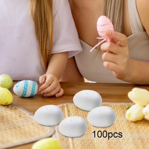 100 Piezas De Espuma De Pascua Huevos Falsos Huevos En