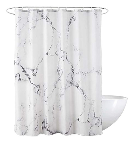 Qk Cortina Ducha Mármol Para Baño Impresión 3d Única