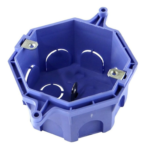 Caja De Embutir Centro Azul