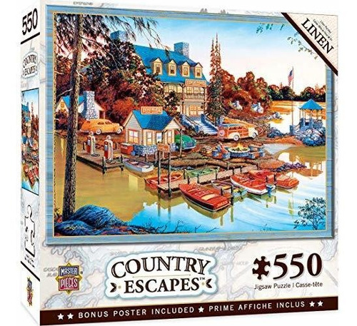 Rompecabeza - Masterpieces Country Escapes 550 Puzzles Colle