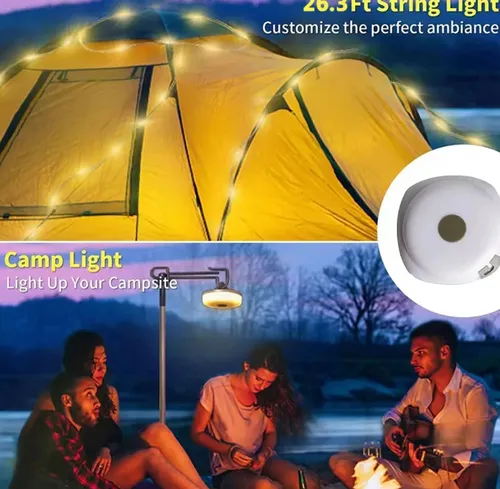 Lampara Camping Multifuncional Desenrollable