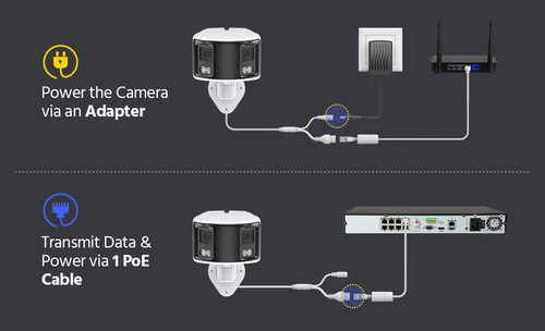 Camera Panorâmica Ip 3k Alta Resolução 6mp Ankke/hikvision