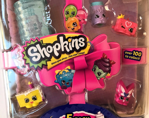Lote 5 Sets Shopkins Join The Party - Lote A (Usado)
