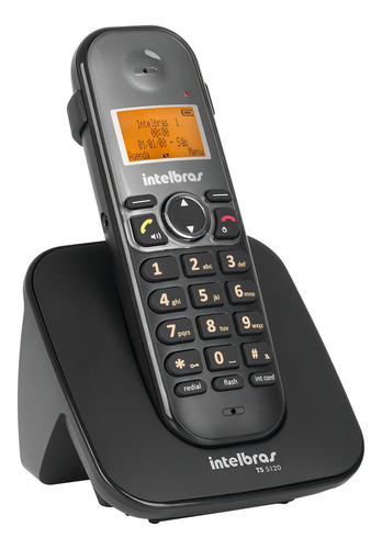 Telefone Intelbras Telefone Sem Fio Ramal Sem Fio - Cor Preto
