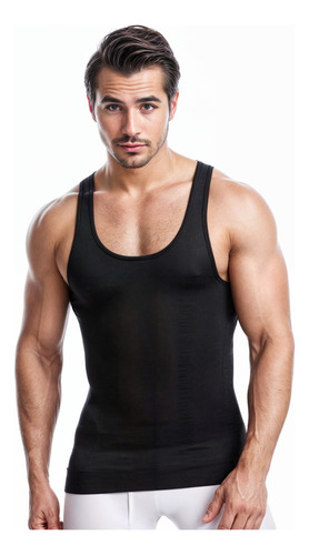 Camiseta Polera Faja Reductora Compresora Modeladora Hombre