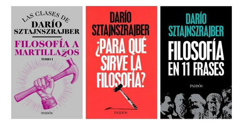 Pack Filosofia - Dario Sztajnszrajber - 3 Libros Nuevos