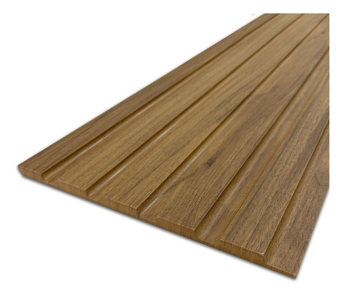 Painel Ripado Compacto 90x25cm: Estilo E Versatilidade Cor Freijo