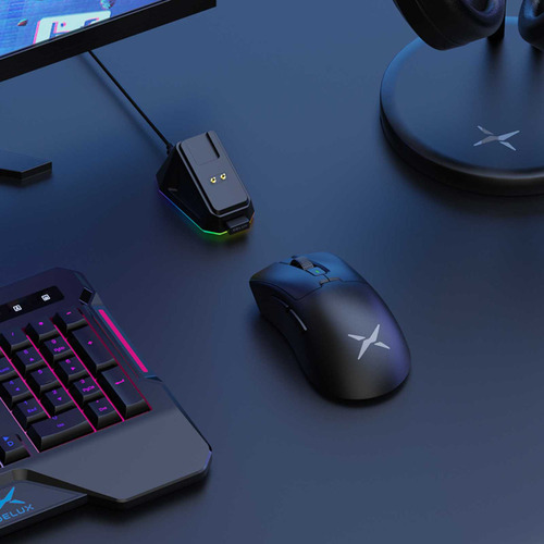 Z Delux M900pro Gaming Mouse 8k Magnetic Rgb Charging Dock