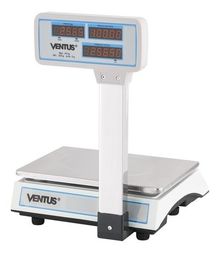 Imagen 6 de 8 de Pesa Balanza Digital 40 Kilos Con Visor Aereo Ventus B-40va
