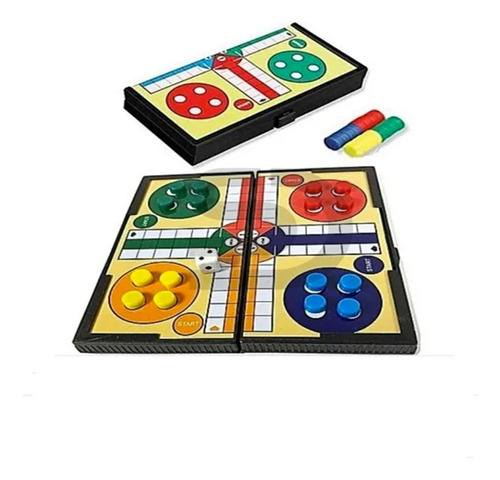 Ludo 18 Por 18 Juego De Mesa Con Caja Tablero Audioimport  