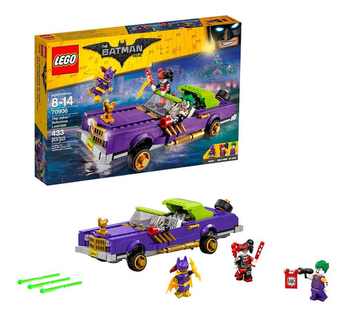 Lego Auto Modificado The Joker Batman Gotham City 433pzas