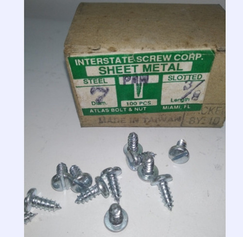 Tornillo Tirafondo De 3/8 De 7 De Diámetro Caja De 100