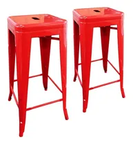 Comprar Par Banquetas Taburete Alta Silla Tolix Comedor Cocina