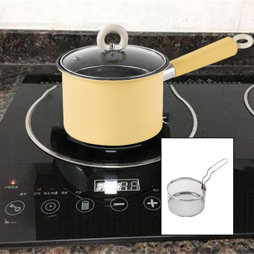 . Pot De Freír Con El Colador De Para Ollas De Fuego