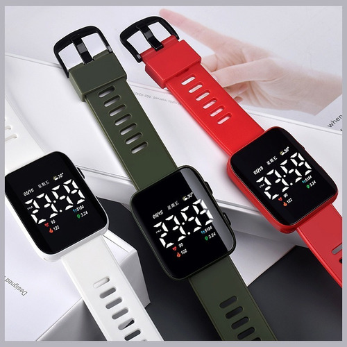 . 20 Piezas Reloj Y7 Reloj Electrónico Led Cuadrado Mayoreo