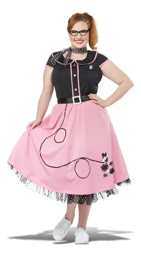 Disfraz De Rock And Roll Talla 2x Large Para Mujer,