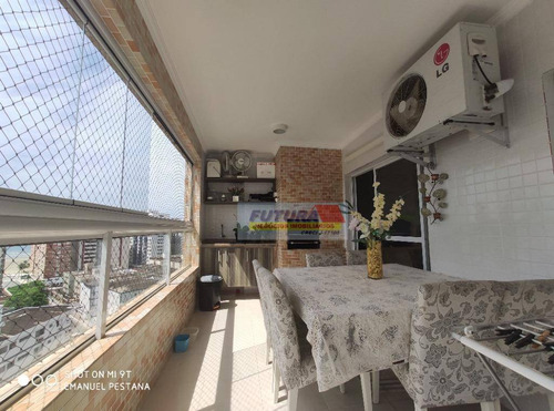Imagem 6 de 30 de Apartamento À Venda, 117 M² Por R$ 640.000,00 - Vila Guilhermina - Praia Grande/sp - Ap2415