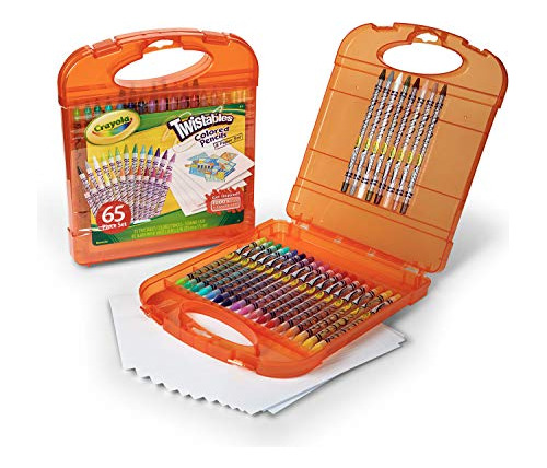 Juego De Lápices De Colores Crayola Twistables (65 Ct), Kit