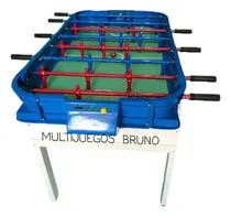 Comprar Metegol Bruno multijuegos 1 Reforzado color azul con jugadores de aluminio y pelotas incluidas
